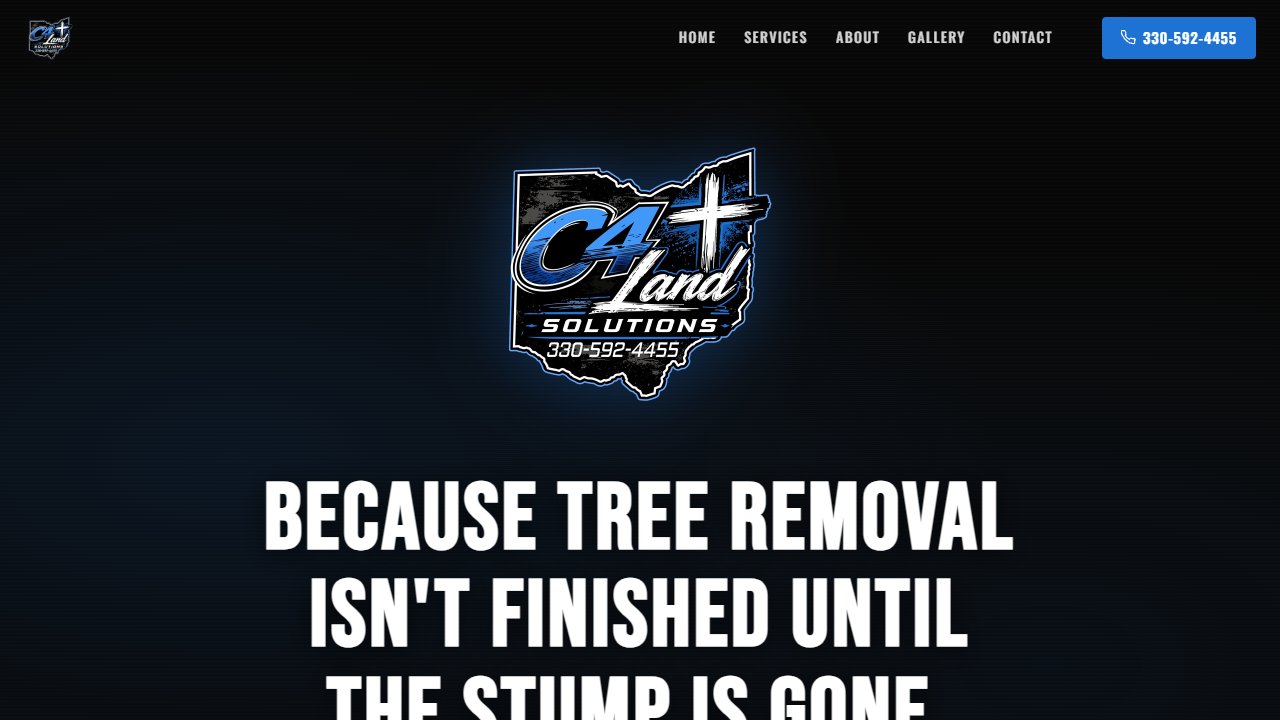 C4 Land Solutions website