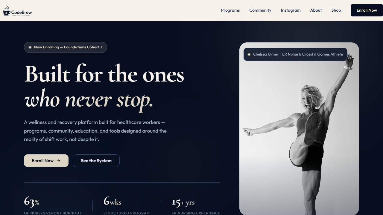 CodeBrew website