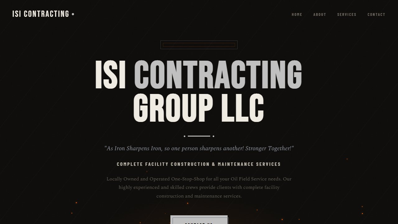 ISI Contracting Group website