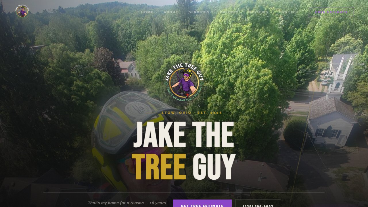 Jake the Tree Guy LLC website